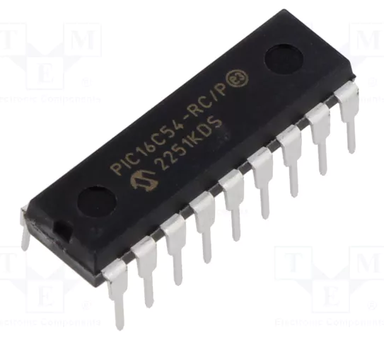 میکروکنترلر 8 بیتی EPROM/ROM-Based 8-bit CMOS Microcontroller Series (PIC16C54-RC/P)